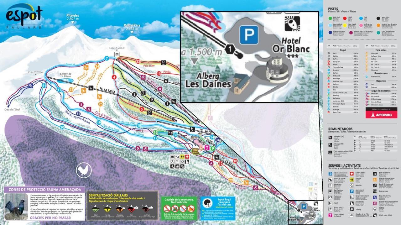 Or Blanc Otel Espot Dış mekan fotoğraf